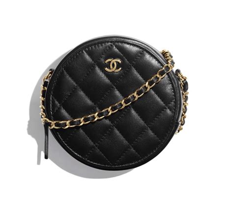 chanel round bag on chain|chanel clutch with chain 2020.